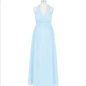 navy floral bridesmaid dress Maternity Bowie Crepe Dress